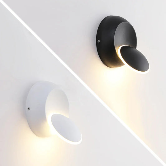 Rotatable LED Wall Light – Modern Aluminum Indoor Lamp for Bedroom & Living Room