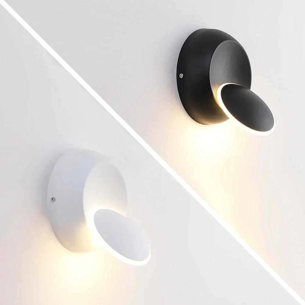 Rotatable LED Wall Light – Modern Aluminum Indoor Lamp for Bedroom & Living Room