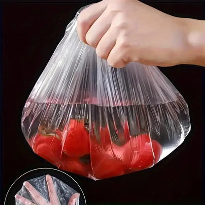 Lot de 100 Couvre-Plats Élastiques Transparents Réutilisables – Couvercles Extensibles en Plastique pour Bols et Assiettes – Hermétiques – Sans Odeur – L'Alternative Parfaite