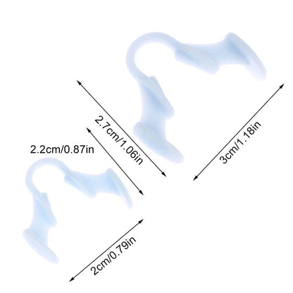 Silicone Anti Snoring Nose Clip | Snore Prevention Gadget for Women and Men