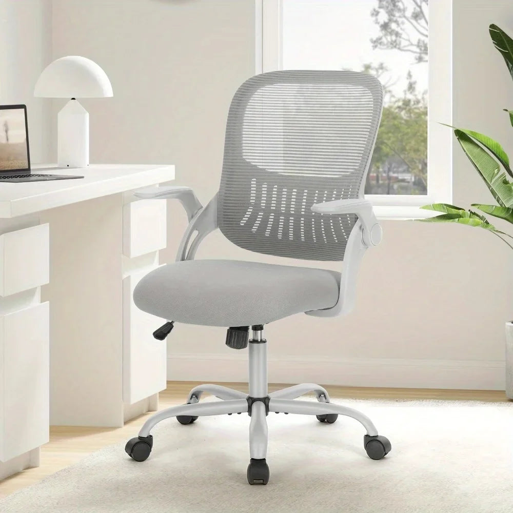 Ergonomic Mesh Office Chair Adjustable Armrests Lumbar Support Desk Chair