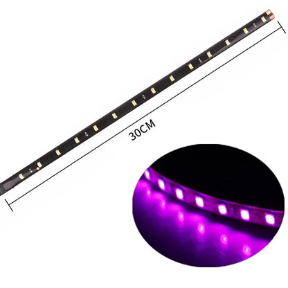 Car Led Strip Light 30cm | 12V Waterproof Interior Decoration for Car Motorcycle