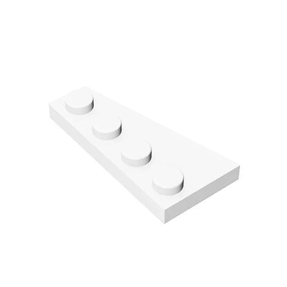 Gobricks GDS-549 Wedge Plate 4 x 2 Right | Building Block for Compatible DIY Sets