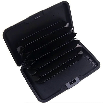 Metal Credit Card Holder Wallet | Slim Waterproof Card Protector