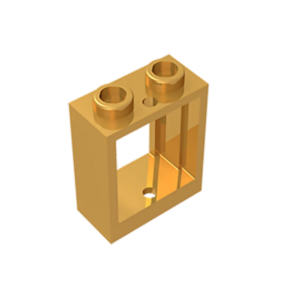 Gobricks GDS-783 Frame 1x2x2 Window | Compatible Building Block for DIY Projects