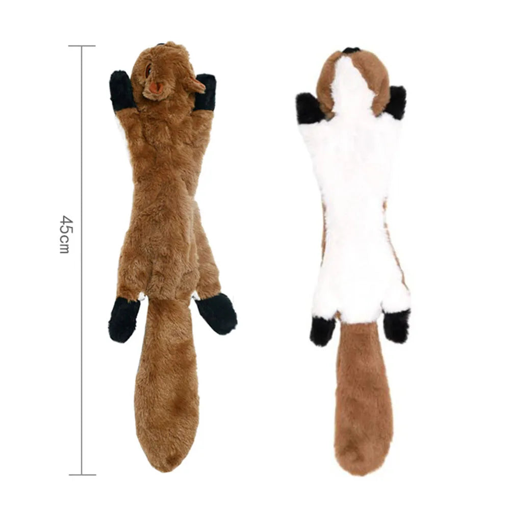 Soft Fleece Squeaky Dog Toy | Gentle Plush Toy for Small and Medium Dogs