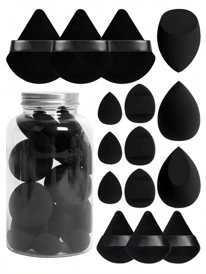 12/15Pcs Makeup Sponge Set | Latex-Free Beauty Blender Puff Kit