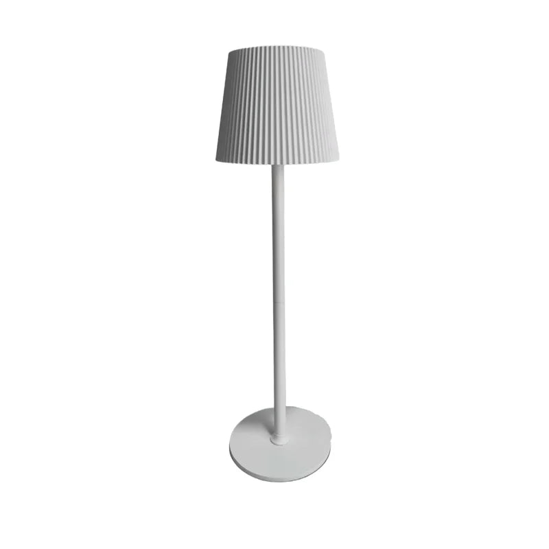 LumiGrid | Modern Stripe LED Table Lamp with Touch Dimming | Metal USB Desk Light for Decor