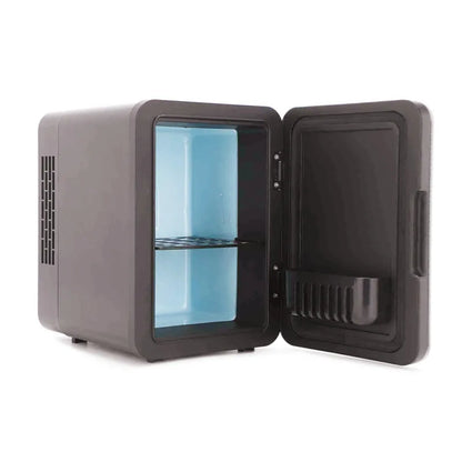 4L Mini Fridge Portable 12V/220V Car Refrigerator for Drinks Cosmetics Skincare