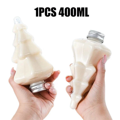 400ml Plastic Water Bottle with Lid | Reusable Drink Container for Kids