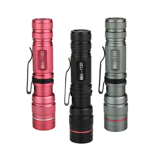 Mini Q5 LED Flashlight | Adjustable Zoom Flashlight for Camping and Hiking