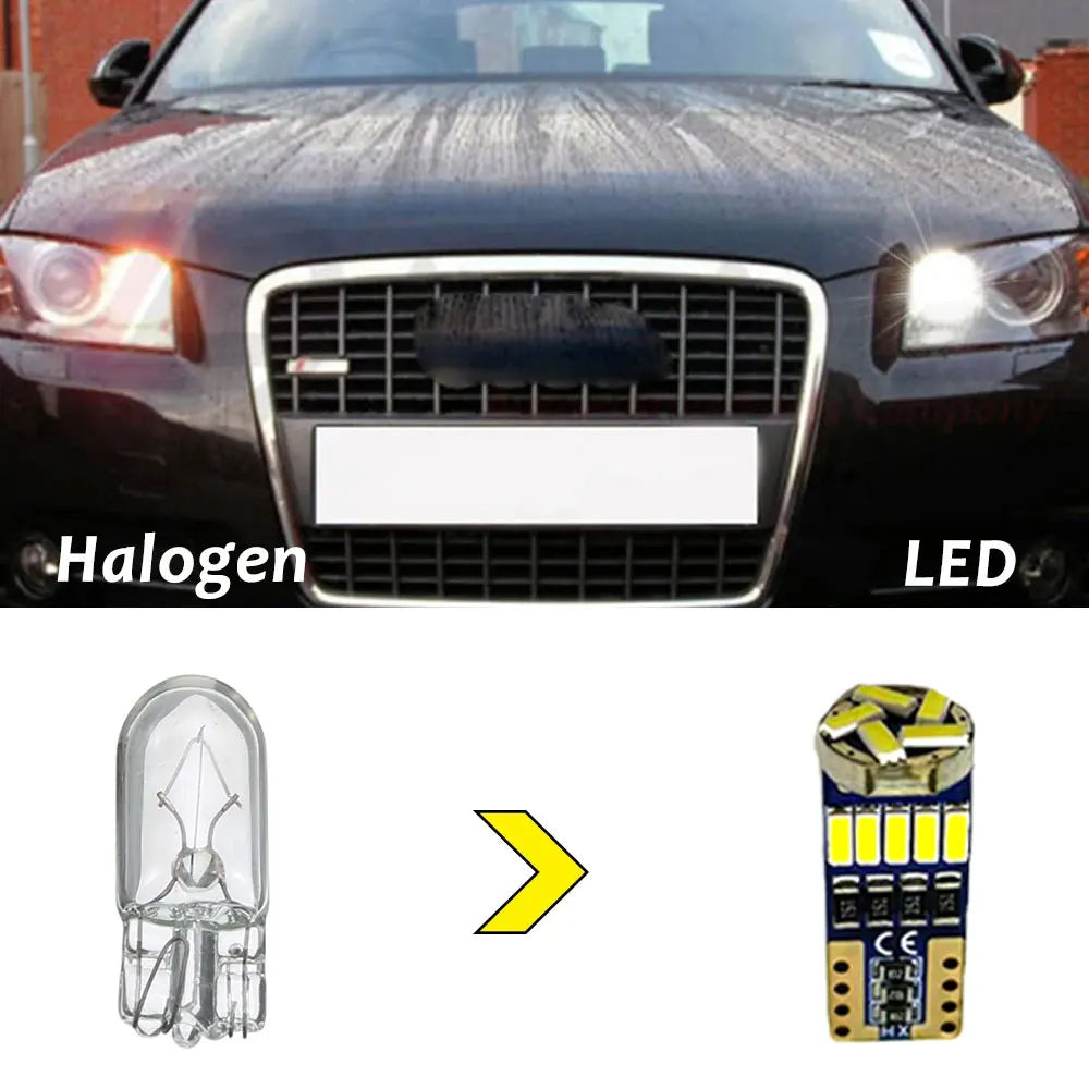 2Pcs LED Clearance Parking Lights for Volkswagen VW Golf 4 5 6 Plus Jetta 3 4 Amarok Bora Caddy 3 4 EOS FOX | Canbus T10 W5W