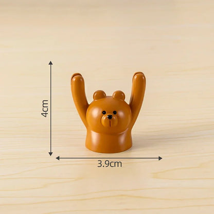 Cute Cartoon Animal Design Message Holder Clip Photo Stand Card Inspiring Desk Decoration Accessories Crafts Small Ornament