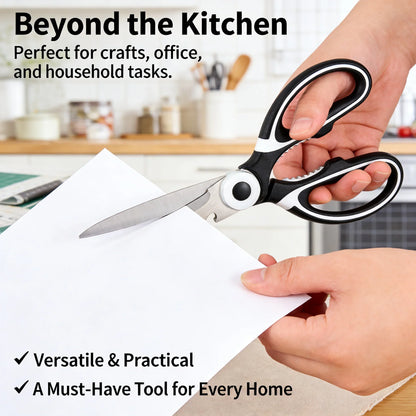 Multipurpose Kitchen Scissors Heavy Duty | Ergonomic Shears for Everyday Cutting