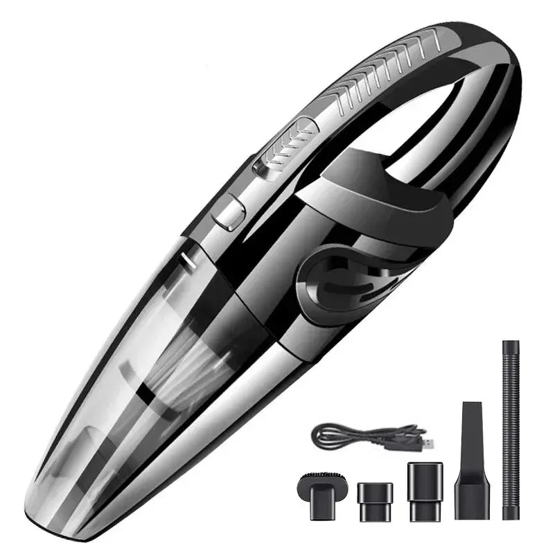 Wireless Handheld Vacuum Cleaner – Powerful Cyclone Suction for Car & Home Pet Hair