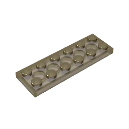 Plate 2 x 6 Building Block | Compatible Building Brick for DIY Creations