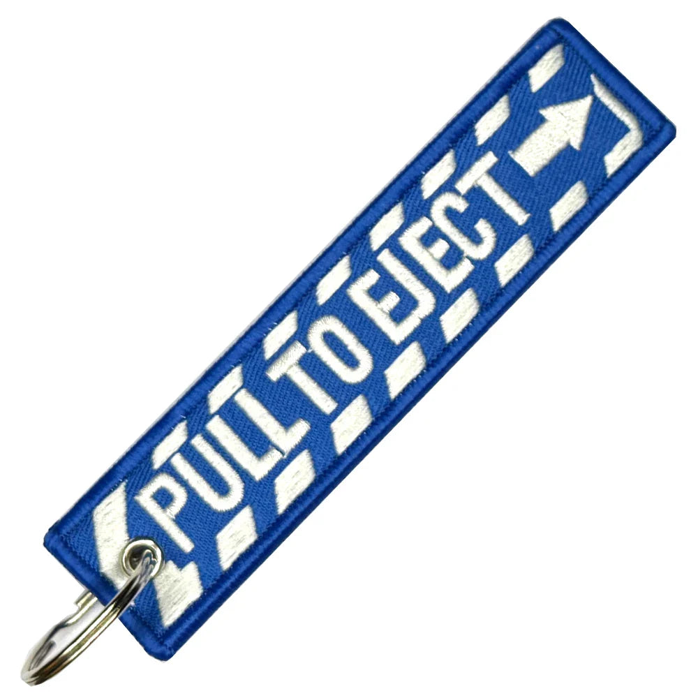 Motorcycle Keychain Double Sided Embroidery | Fashion Key Ring Gift