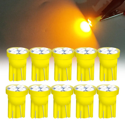 10Pcs T10 4SMD 1210 Blue LED Car Light Bulbs | High Brightness Plug and Play