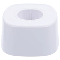 Compact Electric Mosquito Swatter Charging Base | White Storage and Pest Control
