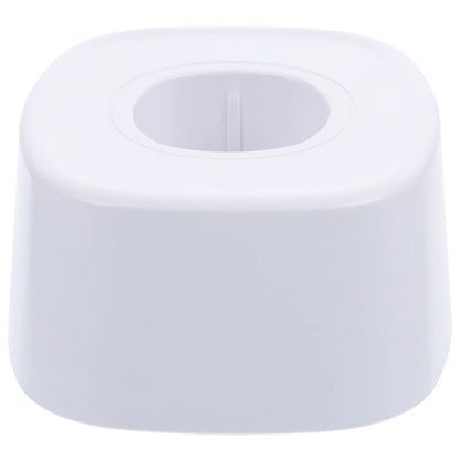 Compact Electric Mosquito Swatter Charging Base | White Storage and Pest Control