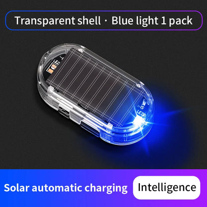 Solar Powered Dummy Security Alarm Light | Wireless Anti-Theft Warning Lamp