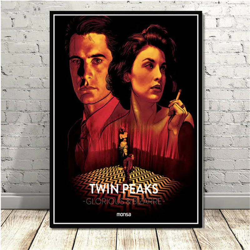 Série télévisée Twin Peaks Affiches d'anime de films classiques et impressions sur toile Peintures d'art murales pour la décoration intérieure du salon
