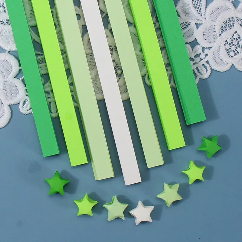 Colorful Origami Star Paper Strips | DIY Lucky Star Craft Kit