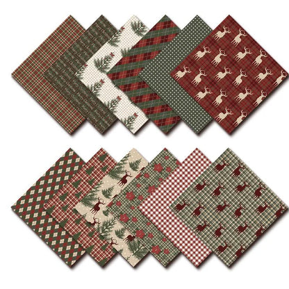 Vintage Christmas Scrapbook Paper Pack | 24 Sheets for Junk Journaling