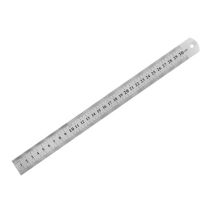 Stainless Steel Straight Ruler | Precision Double Sided Measuring Tool