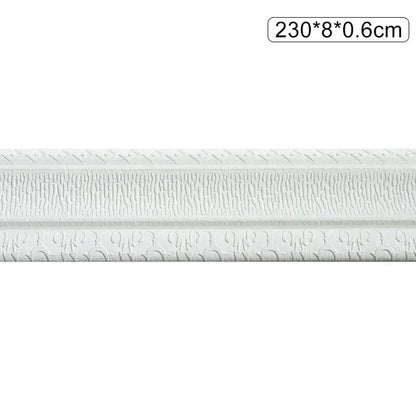 3D DIY Foam Skirting Border Tile Sticker | Waterproof Self-Adhesive Wall Edge Trim