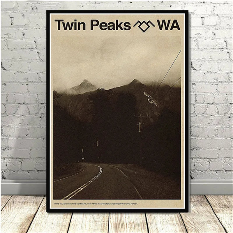 Série télévisée Twin Peaks Affiches d'anime de films classiques et impressions sur toile Peintures d'art murales pour la décoration intérieure du salon