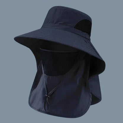 All-Season Outdoor Sun Hat | UV Protection Fishing Cap with Neck Flap