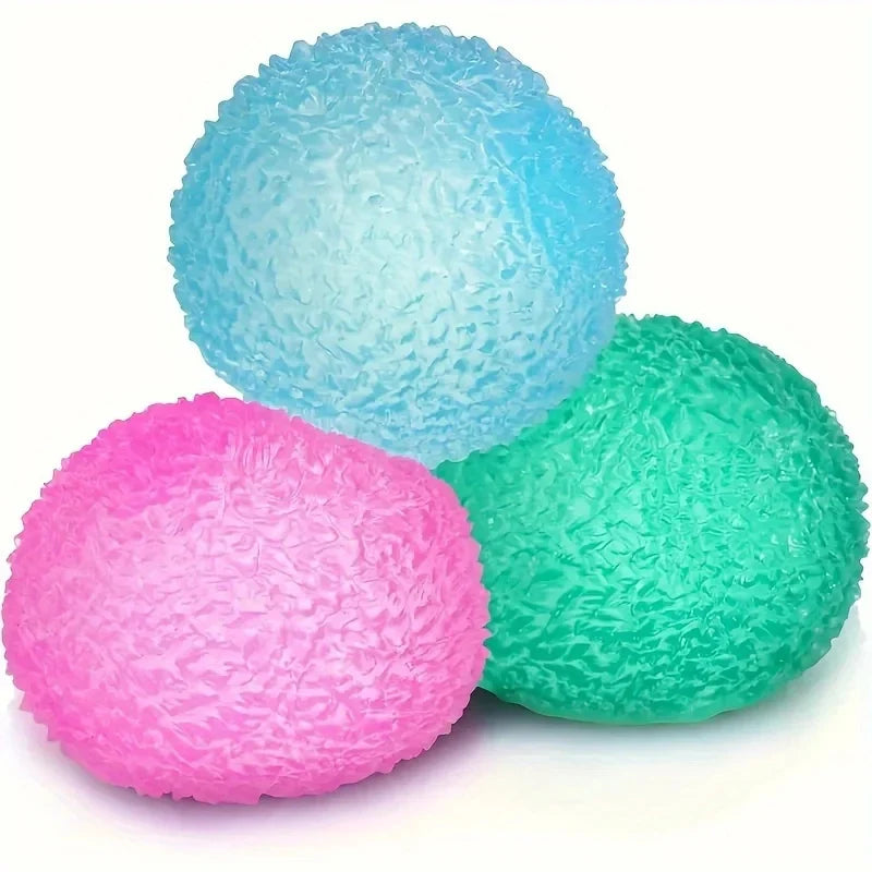 1Pc Multicolor Texture Ice Ball Squishy