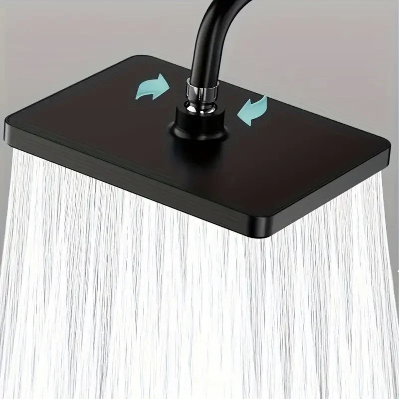 10" Large Overhead Shower Head Pressurized Anti-Block Universal Bathroom Hotel