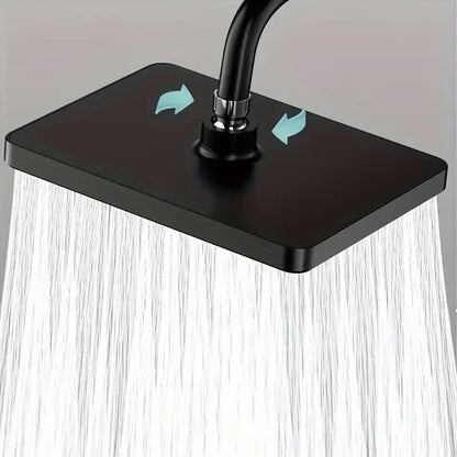 10" Large Overhead Shower Head Pressurized Anti-Block Universal Bathroom Hotel