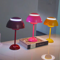 USB Touch Mushroom Table Lamp | Tri Color Dimmable LED Bedside Night Light