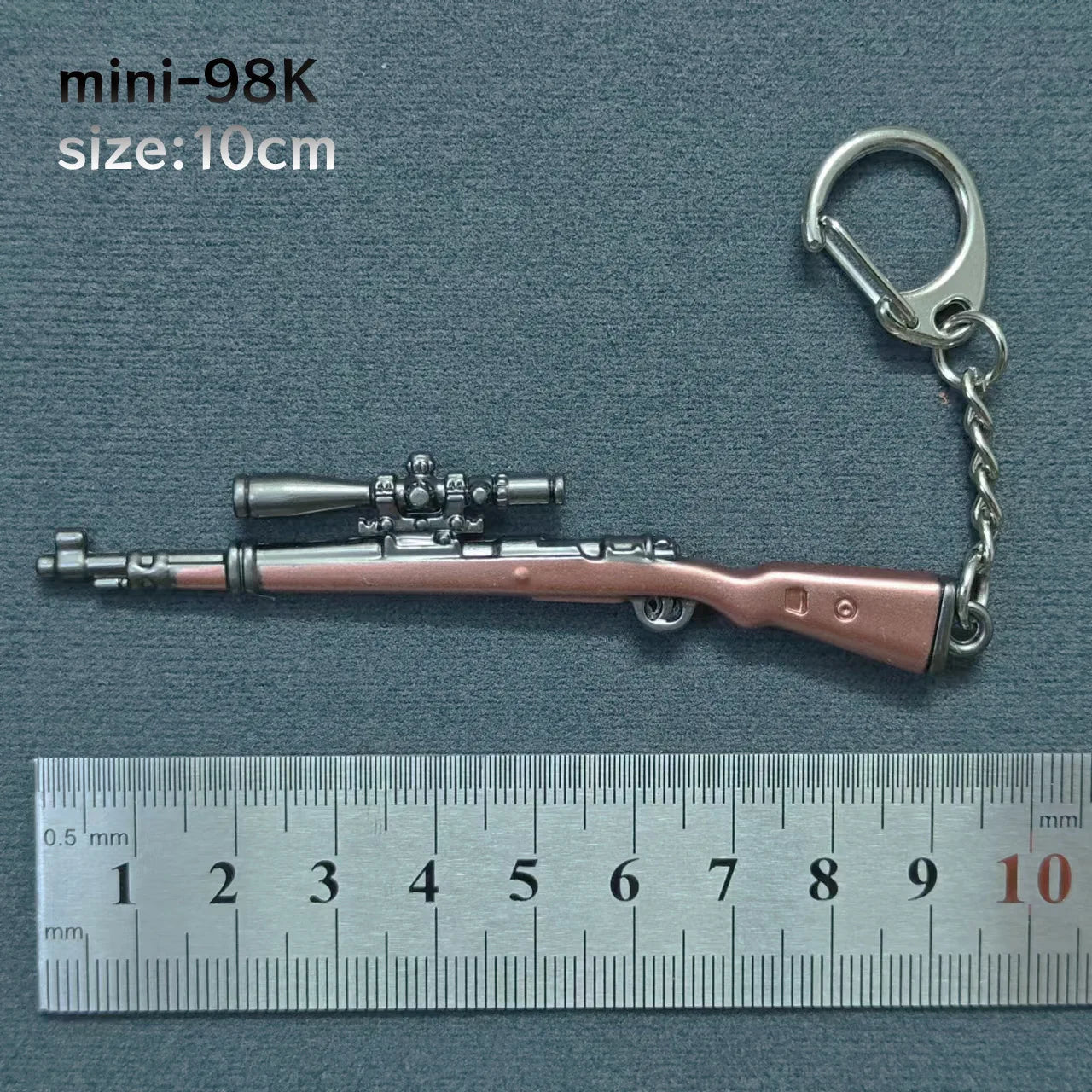 Mini Keychain Pendant 98k Alloy Gun Model | PUBG Battlefield Gift for Men