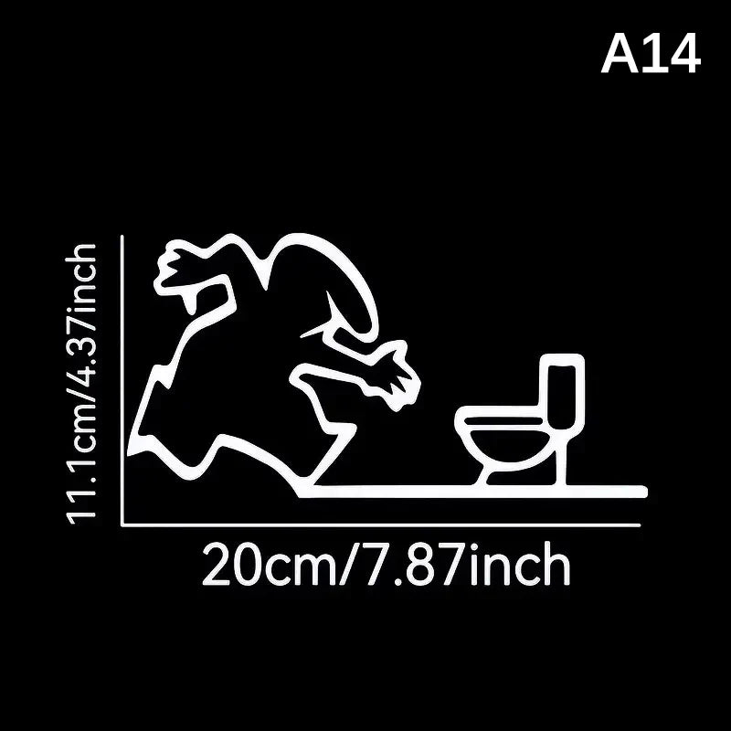 La Linea Minimalist Line Art Stickers | Modern Home Decor Door Decal