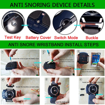 Anti Snore Wristband | Smart Sleep Aid with Biosensor