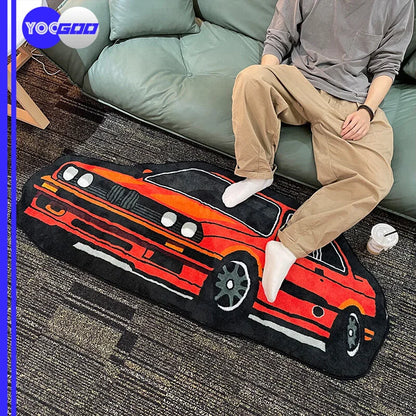 Alfombra de coche con forma japonesa de moda VIKAMA, alfombra para dormitorio, sala de estar, cojín decorativo junto a la cama para habitación de niños
