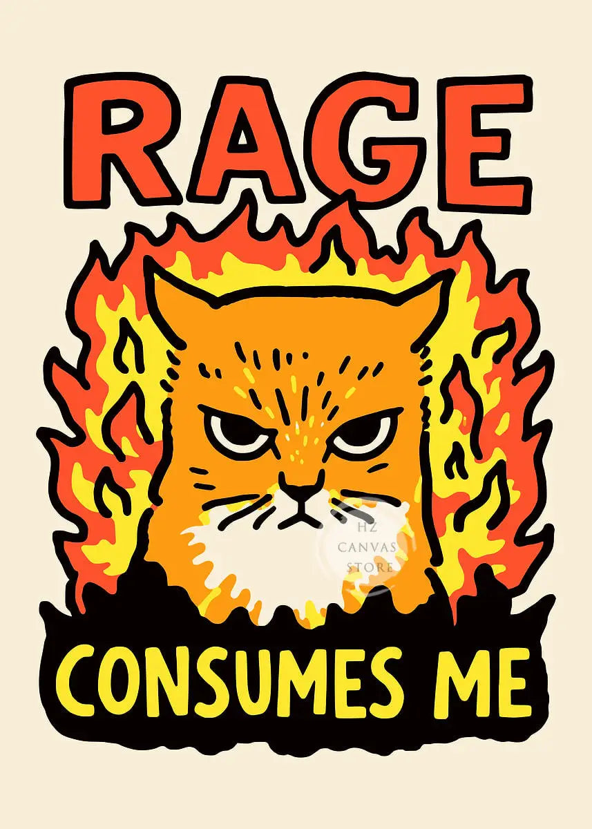 Affiches drôles de mèmes de chats, bande dessinée japonaise de chat, art de la culture des mèmes Internet, impression sur toile, décoration moderne de salon, chambre à coucher, cadeau