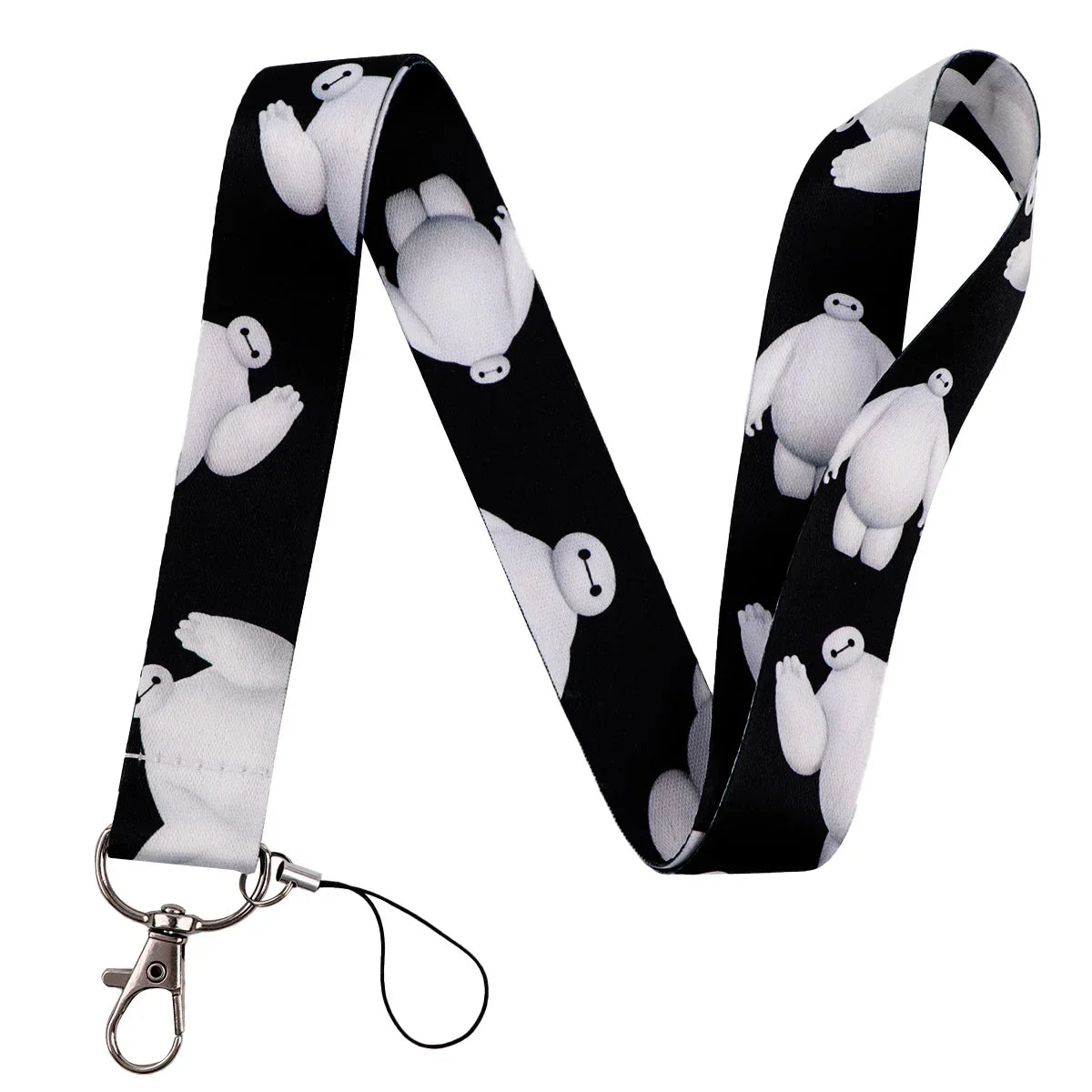 Cartoon Animal Keychain Lanyard | Anti-Lost Rope Strap for Keys