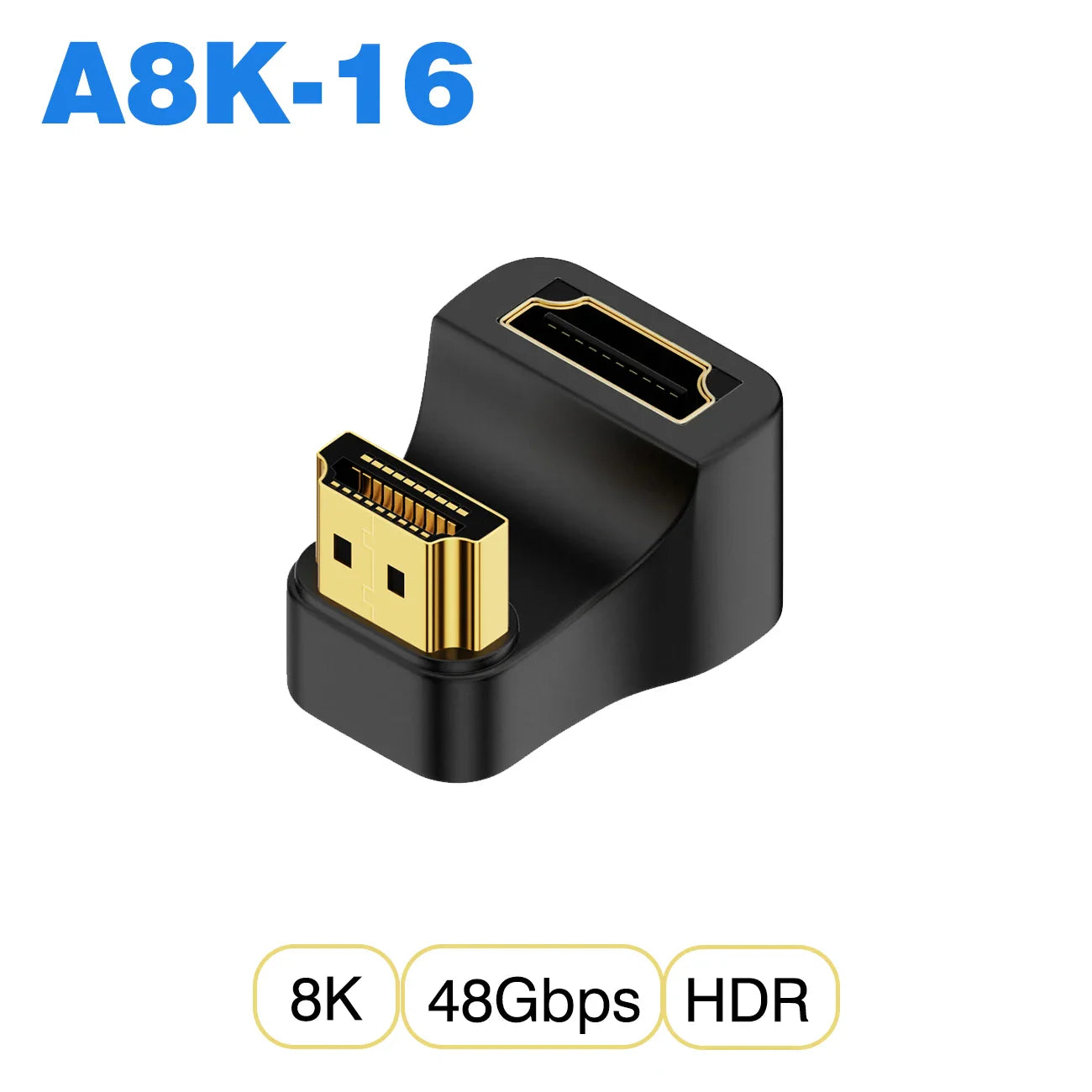 HDMI-Compatible Adapter | Mini and Micro HDMI to HDMI 2.1 Converter 48Gbps 8K60Hz 4K120Hz