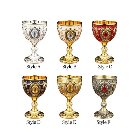 1 unidad de 30 ml, copa de lujo ligero, copa de vino en relieve, copa de bebida, copa de vino blanco retro, cáliz de comunión, regalos para el hogar y comedor