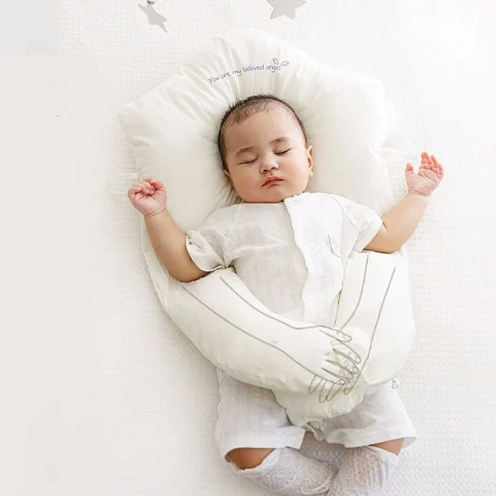 Baby Anti Flat Head Pillow Organic Cotton Infant Sleeping Support Cushion