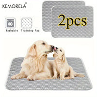Paños lavables y reutilizables de 2 piezas para orina de gato y perro, almohadillas de entrenamiento para mascotas grandes y pequeñas, para todas las estaciones, varios tamaños disponibles