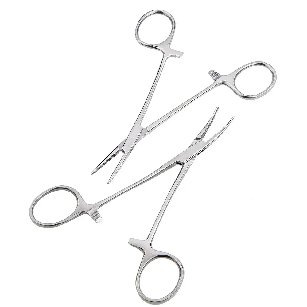 Multifunctional Hemostatic Forceps | Stainless Steel Surgical Clamp for Fishing, Arts & Crafts