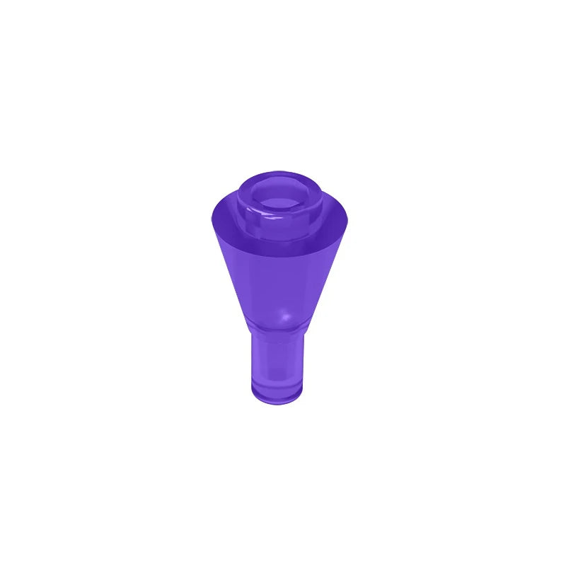 Gobricks GDS-1138 Cone 1 x 1 Inverted with Bar | Building Block for DIY Creations