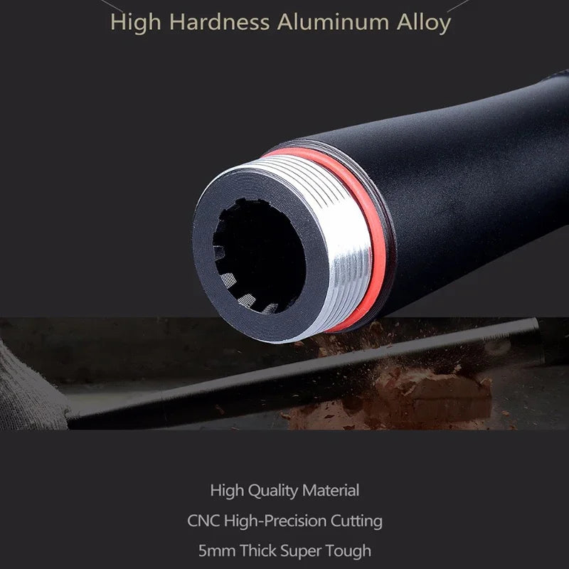 Linterna LED impermeable de aleación de aluminio con mango estilo murciélago – Luz superbrillante