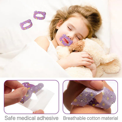 Mouth Tape for Kids Sleeping | 30 Pack Anti Snoring Strips for Better Nose Breathing